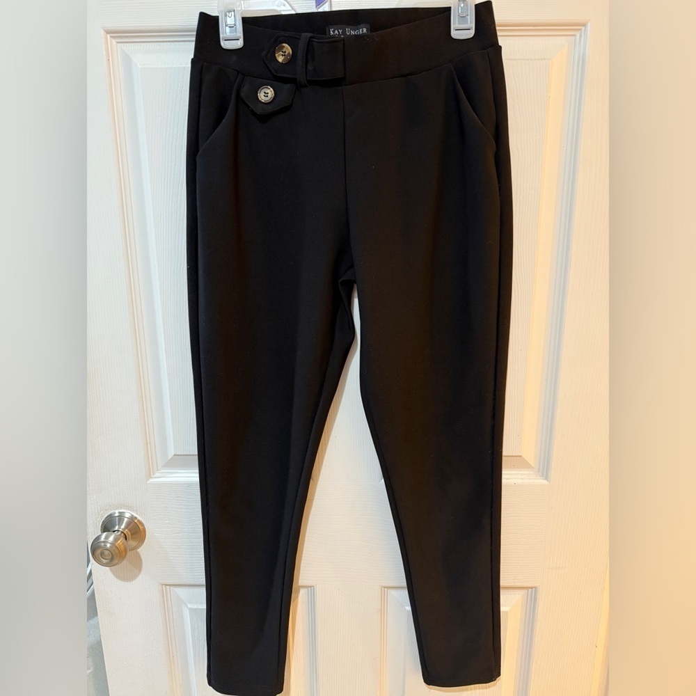 Kay Unger Classic Black Pants